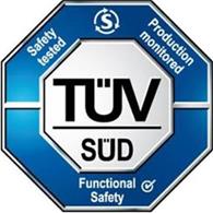 TUV Sud Functional Safety Certification Badge